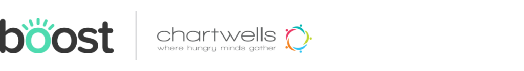 Boost and Chartwells logos